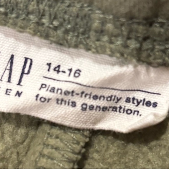 GAP Olive Green Jogger Pants ,size Boys 14-16 - Picture 3 of 3